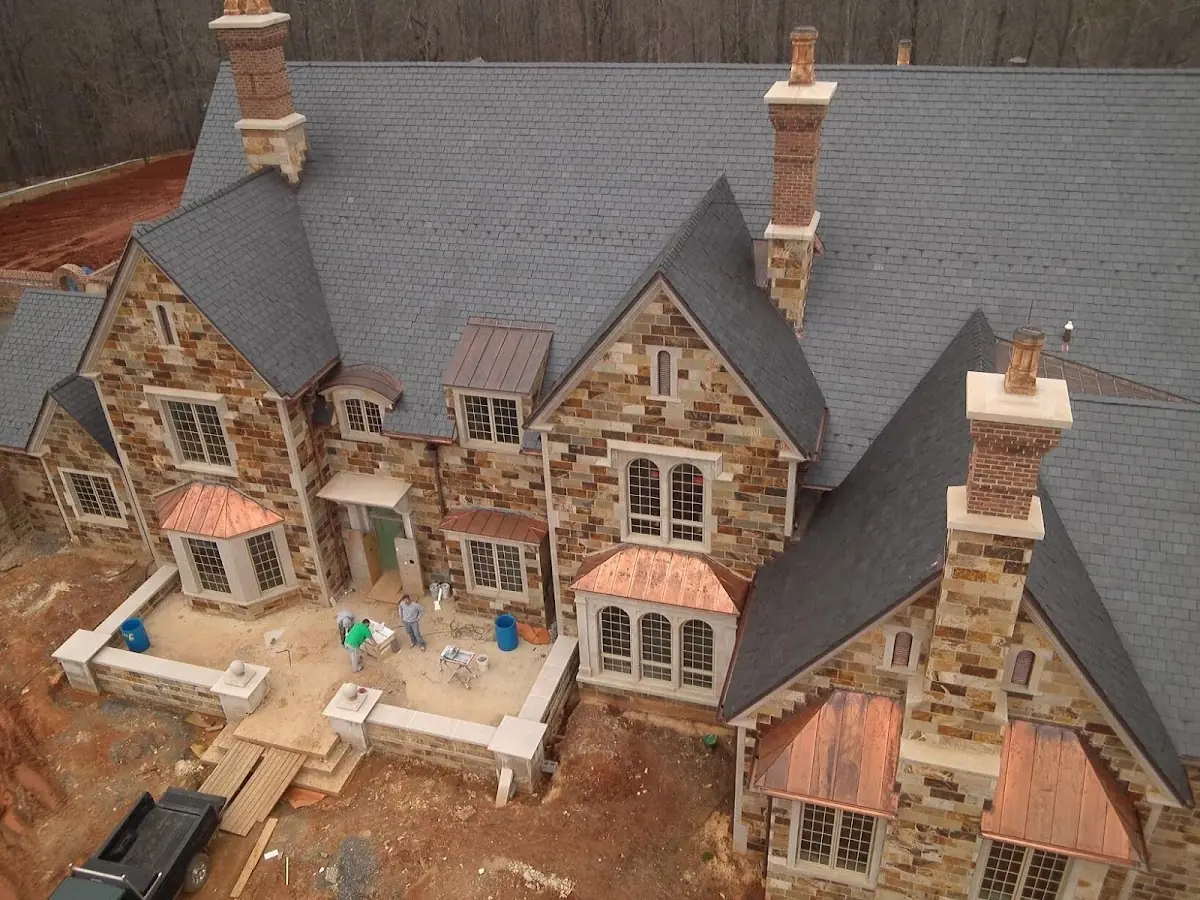 Craftsman Roofing Slate Roof Repair project in Plandome Manor